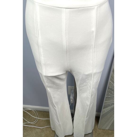 Katie May Diana Flared Leg Halter Neck Bridal Wedding White Jumpsuit Size Small - Picture 5 of 7